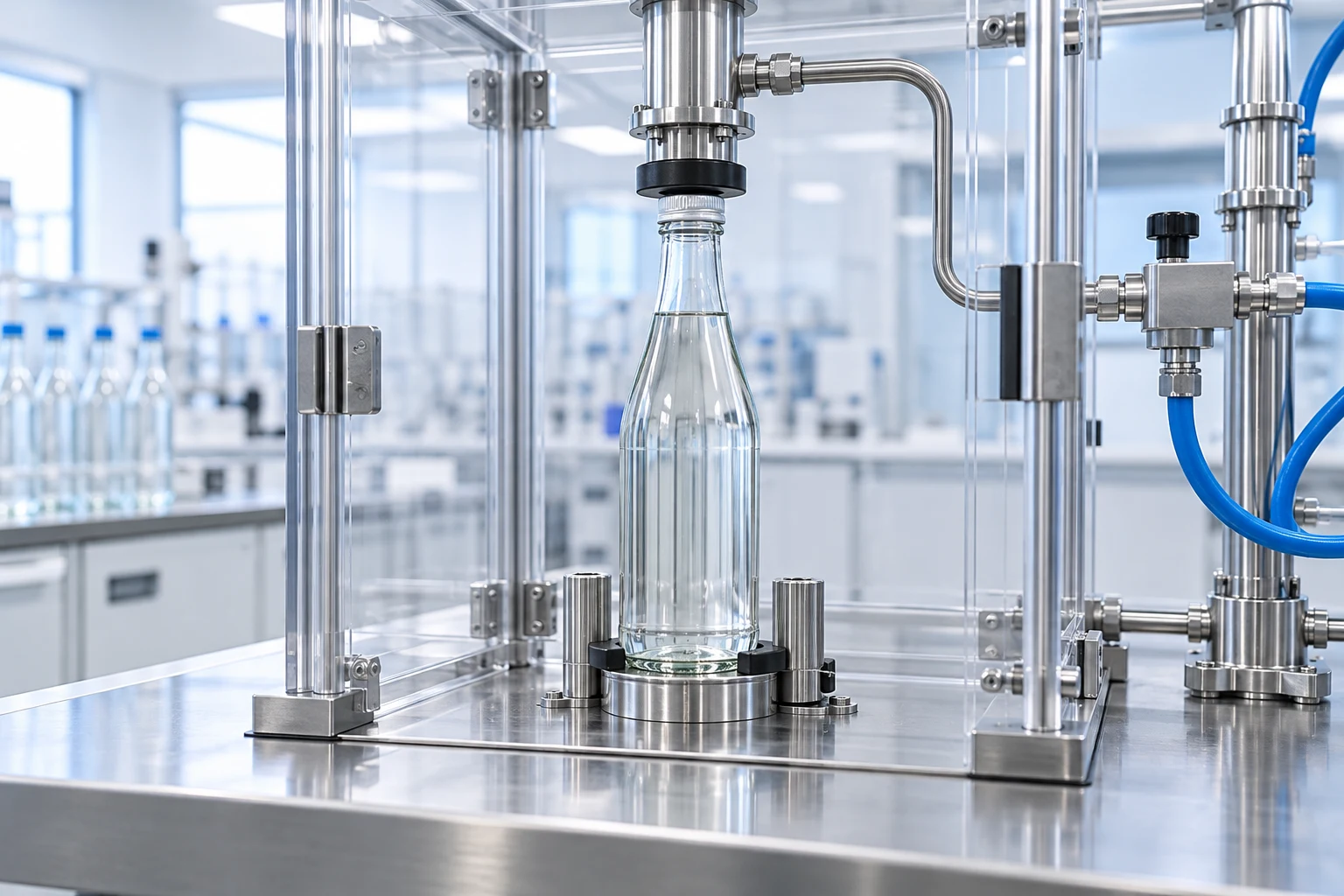 Internal-pressure test setup concept